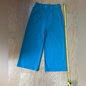 Blue Cropped Pants